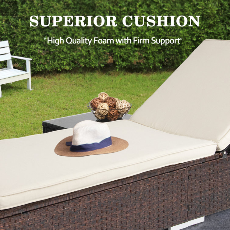 Reclining sun best sale lounger cushions